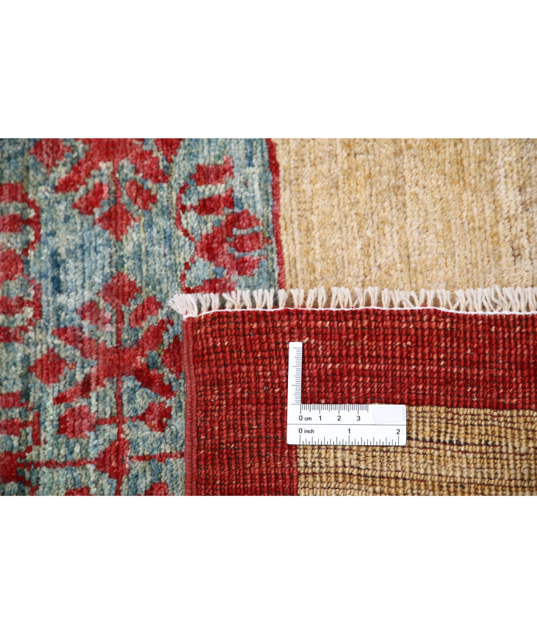Hand Knotted Modcar Wool Rug - 4'8'' x 5'11''