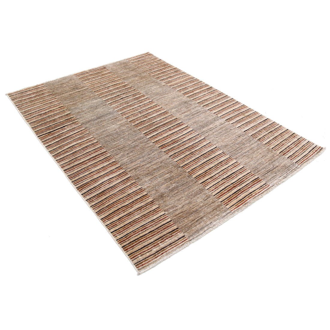 Alfombra de lana Modcar anudada a mano - 4'9'' x 6'5''