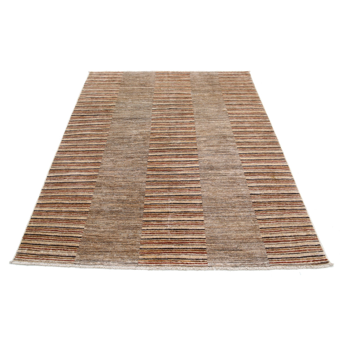 Alfombra de lana Modcar anudada a mano - 4'9'' x 6'5''
