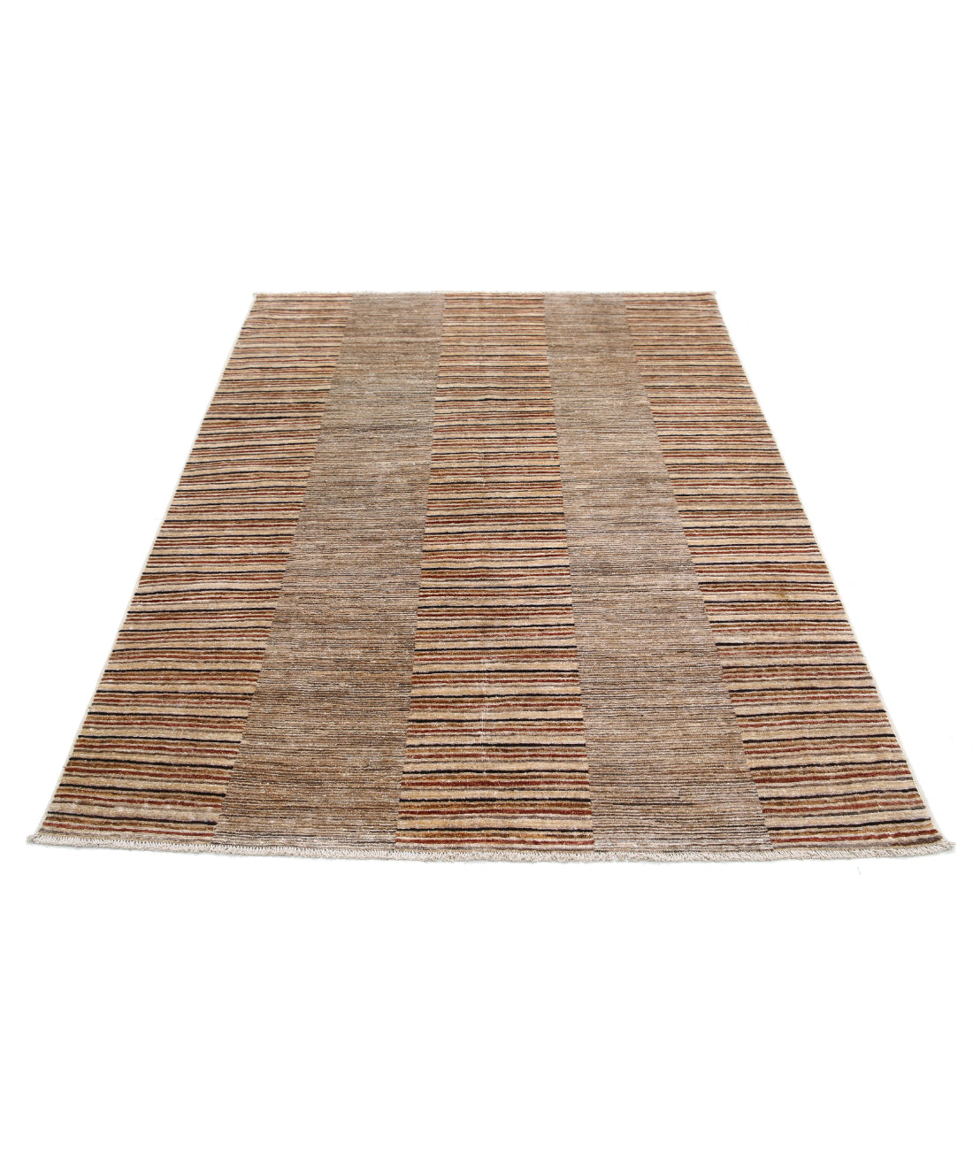 Alfombra de lana Modcar anudada a mano - 4'9'' x 6'5''