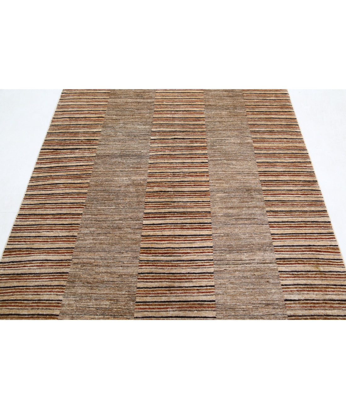 Alfombra de lana Modcar anudada a mano - 4'9'' x 6'5''