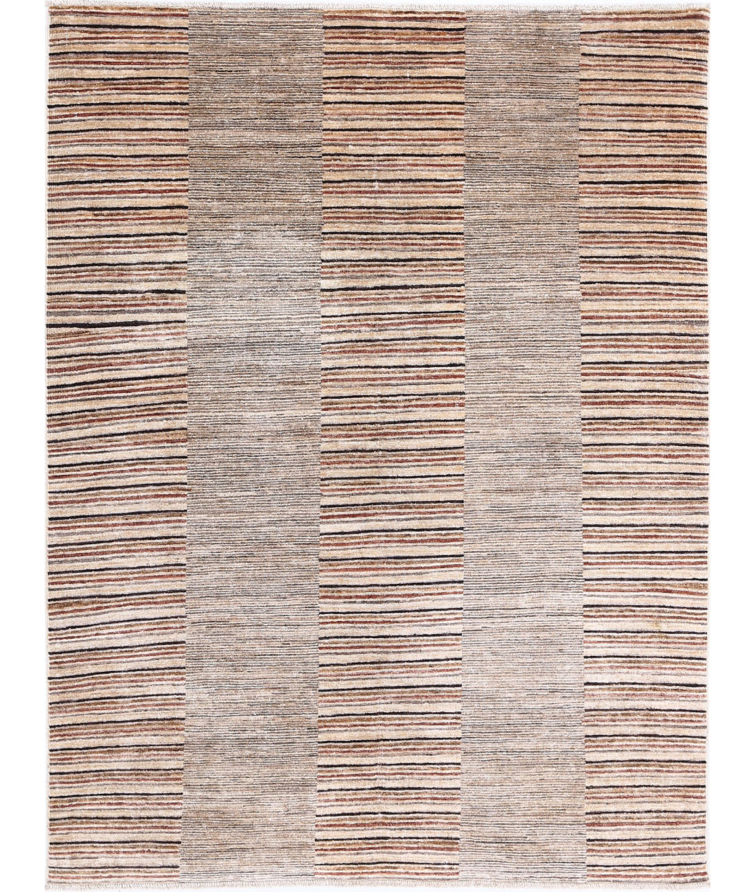 Alfombra de lana Modcar anudada a mano - 4'9'' x 6'5''