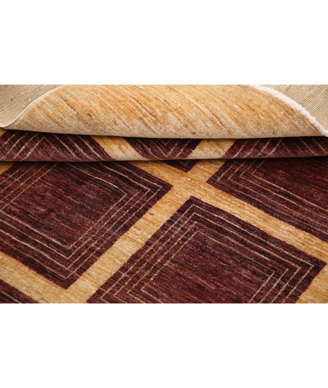 Hand Knotted Modcar Wool Rug - 5'1'' x 7'8'' 5'1'' x 7'8'' (153 X 230) / Multi / N/A