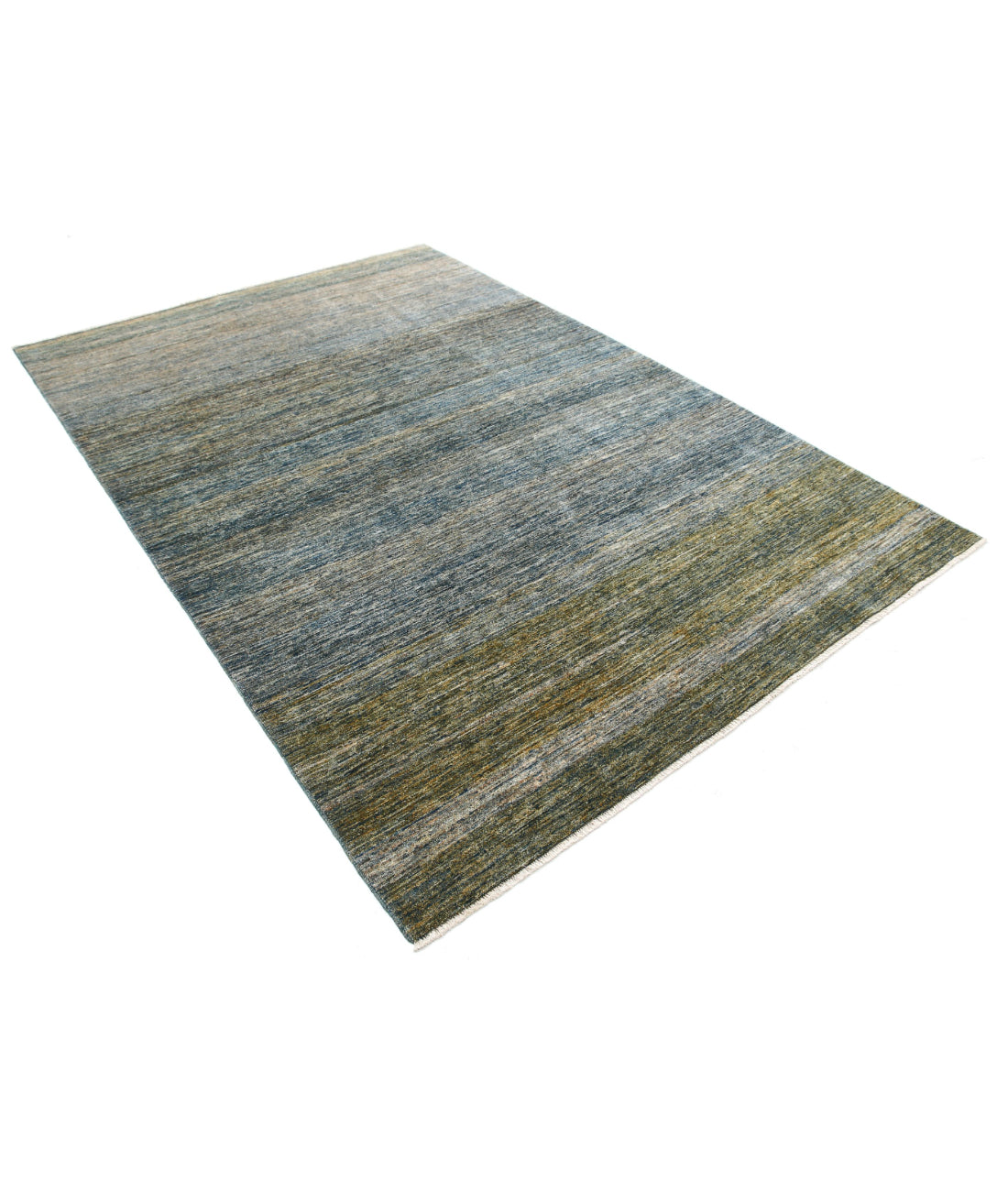 Hand Knotted Modcar Wool Rug - 6'0'' x 8'10'' 6'0'' x 8'10'' (180 X 265) / Multi / N/A