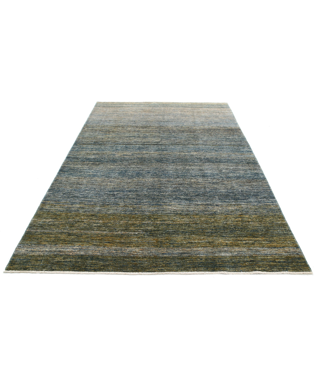 Hand Knotted Modcar Wool Rug - 6'0'' x 8'10'' 6'0'' x 8'10'' (180 X 265) / Multi / N/A