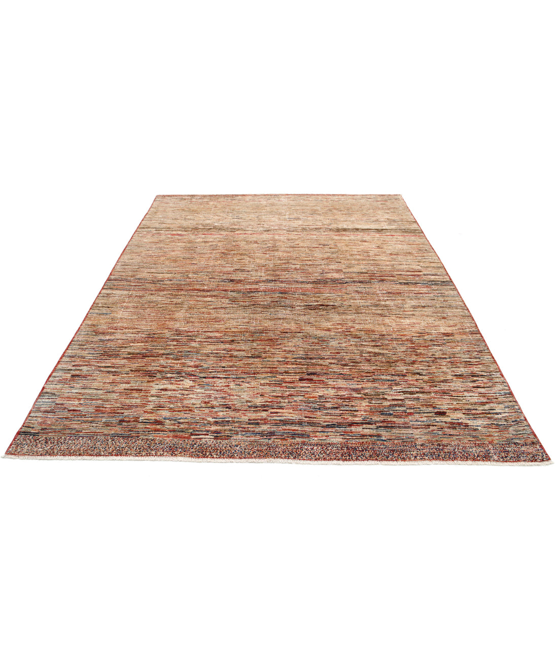 Alfombra de lana Modcar anudada a mano - 7'1'' x 9'2''