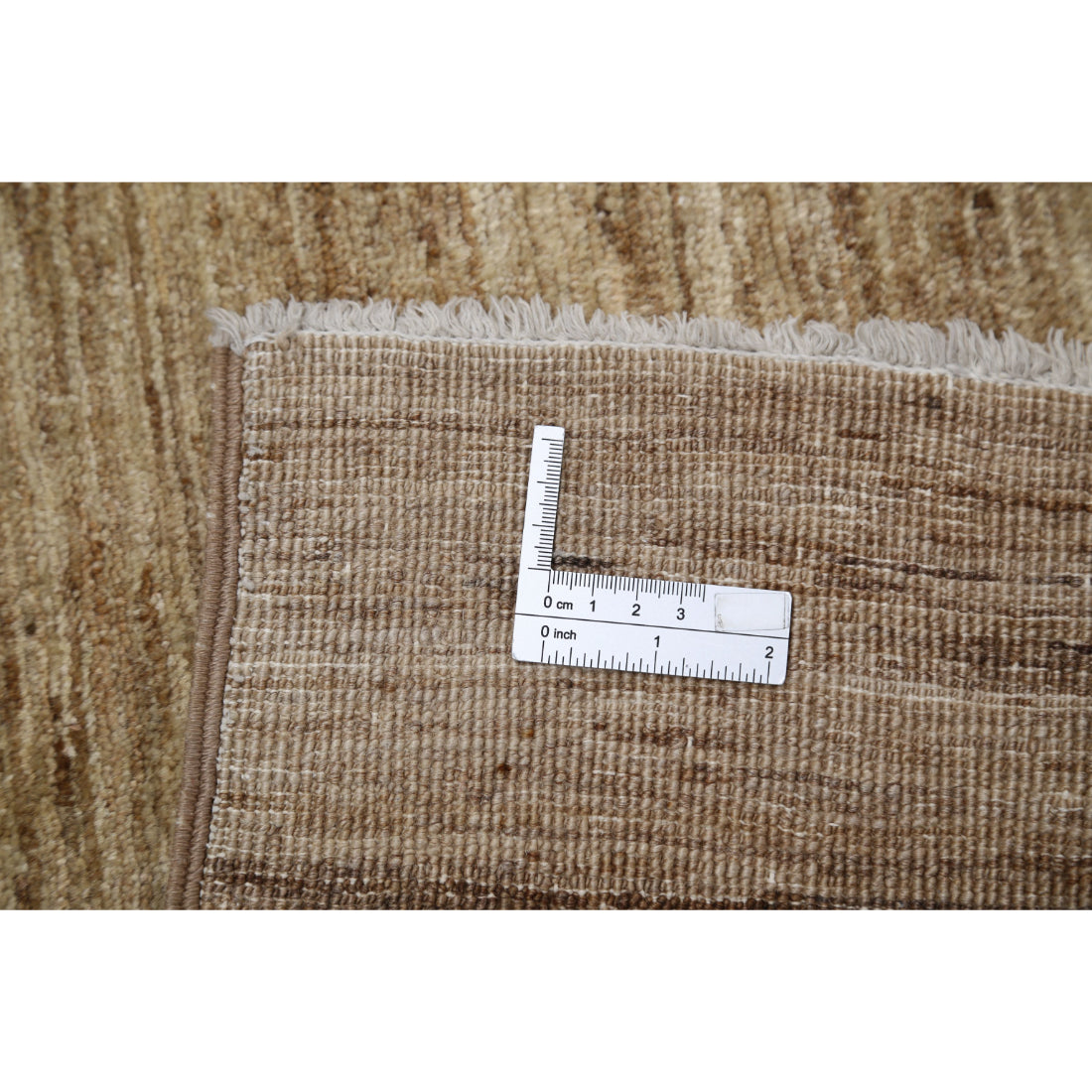 Hand Knotted Modcar Wool Rug - 3'9'' x 5'7''