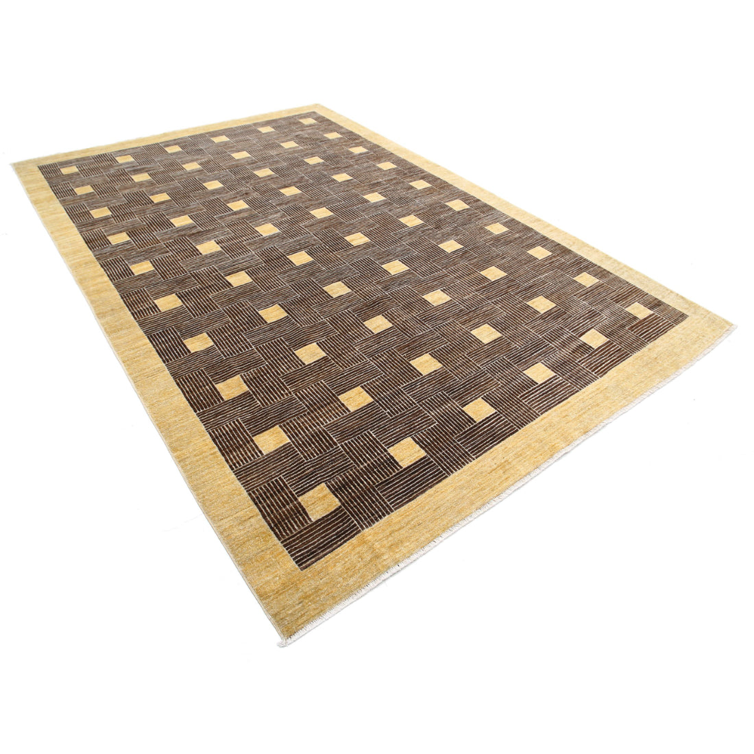 Alfombra de lana Modcar anudada a mano - 6'6'' x 9'11''