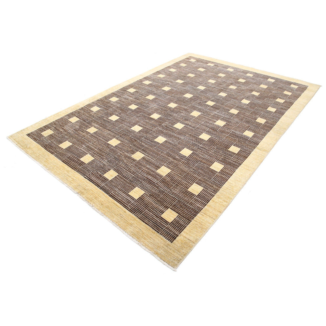 Alfombra de lana Modcar anudada a mano - 6'6'' x 9'11''