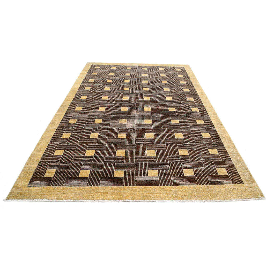 Alfombra de lana Modcar anudada a mano - 6'6'' x 9'11''