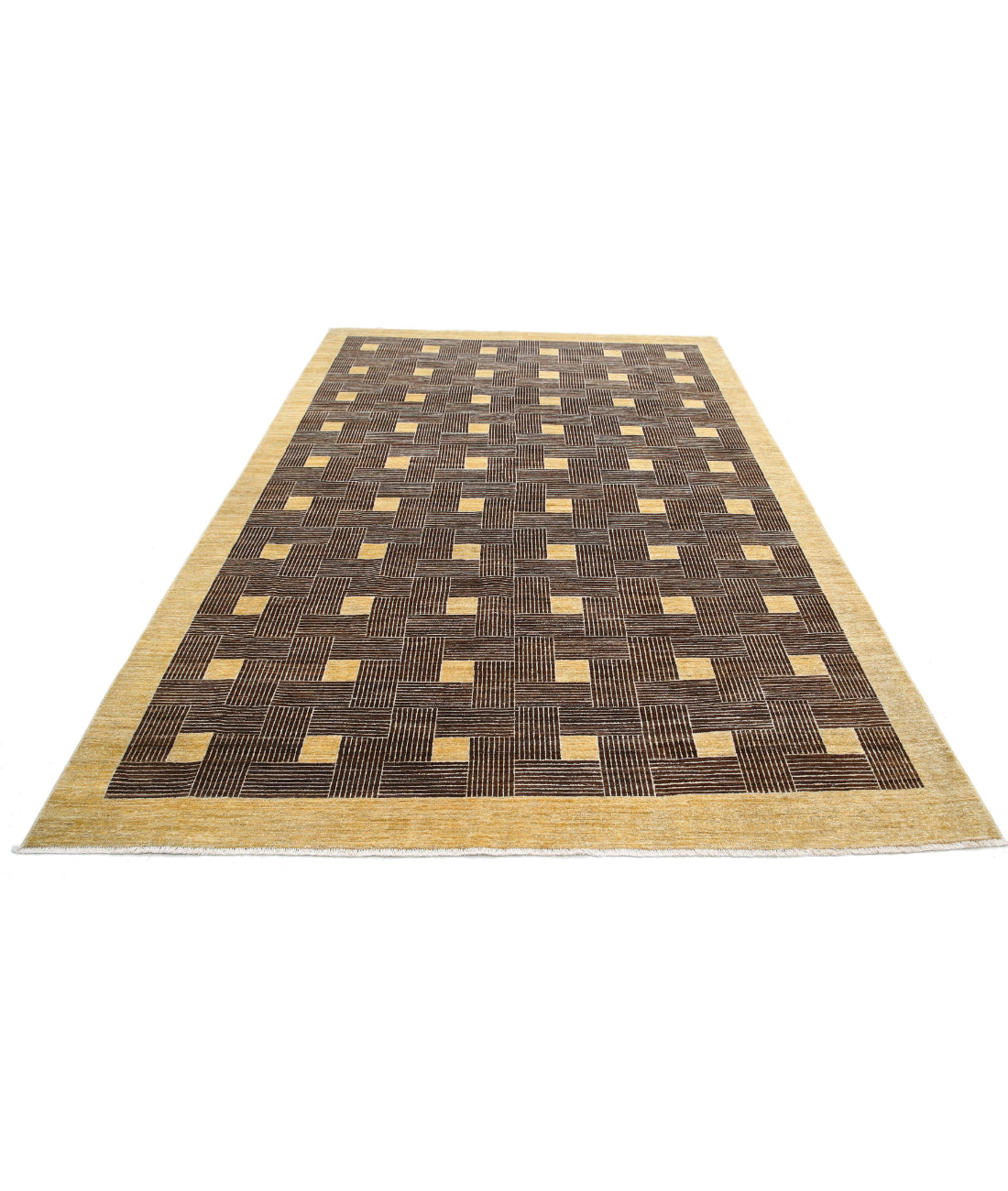 Alfombra de lana Modcar anudada a mano - 6'6'' x 9'11''