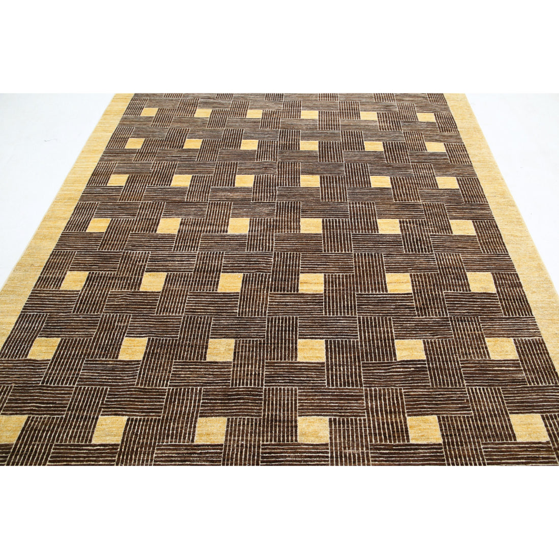 Alfombra de lana Modcar anudada a mano - 6'6'' x 9'11''