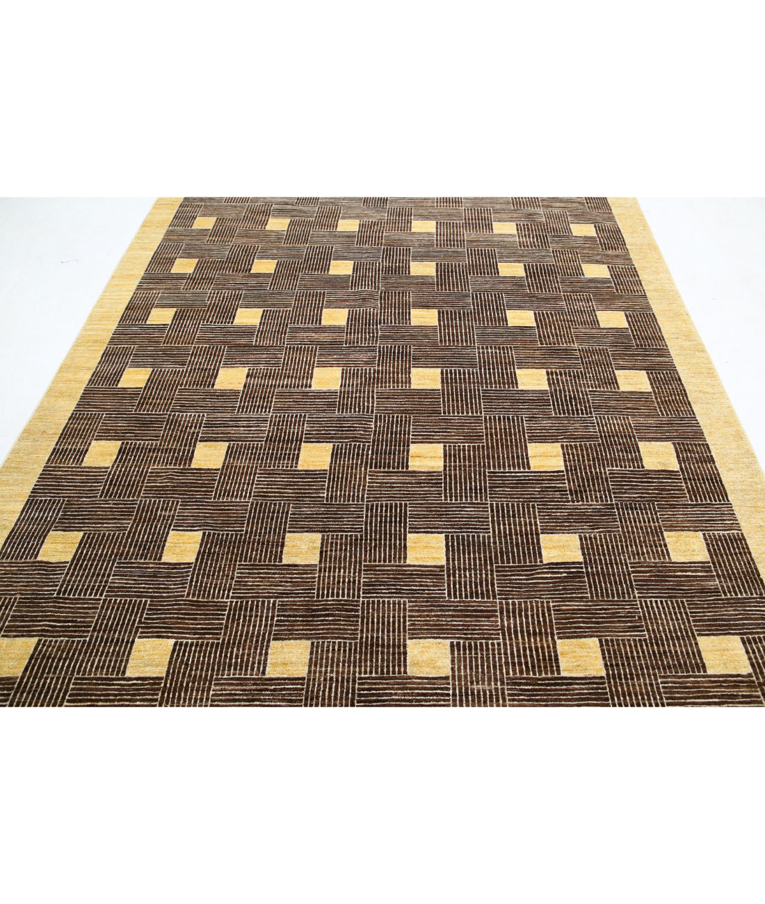 Alfombra de lana Modcar anudada a mano - 6'6'' x 9'11''