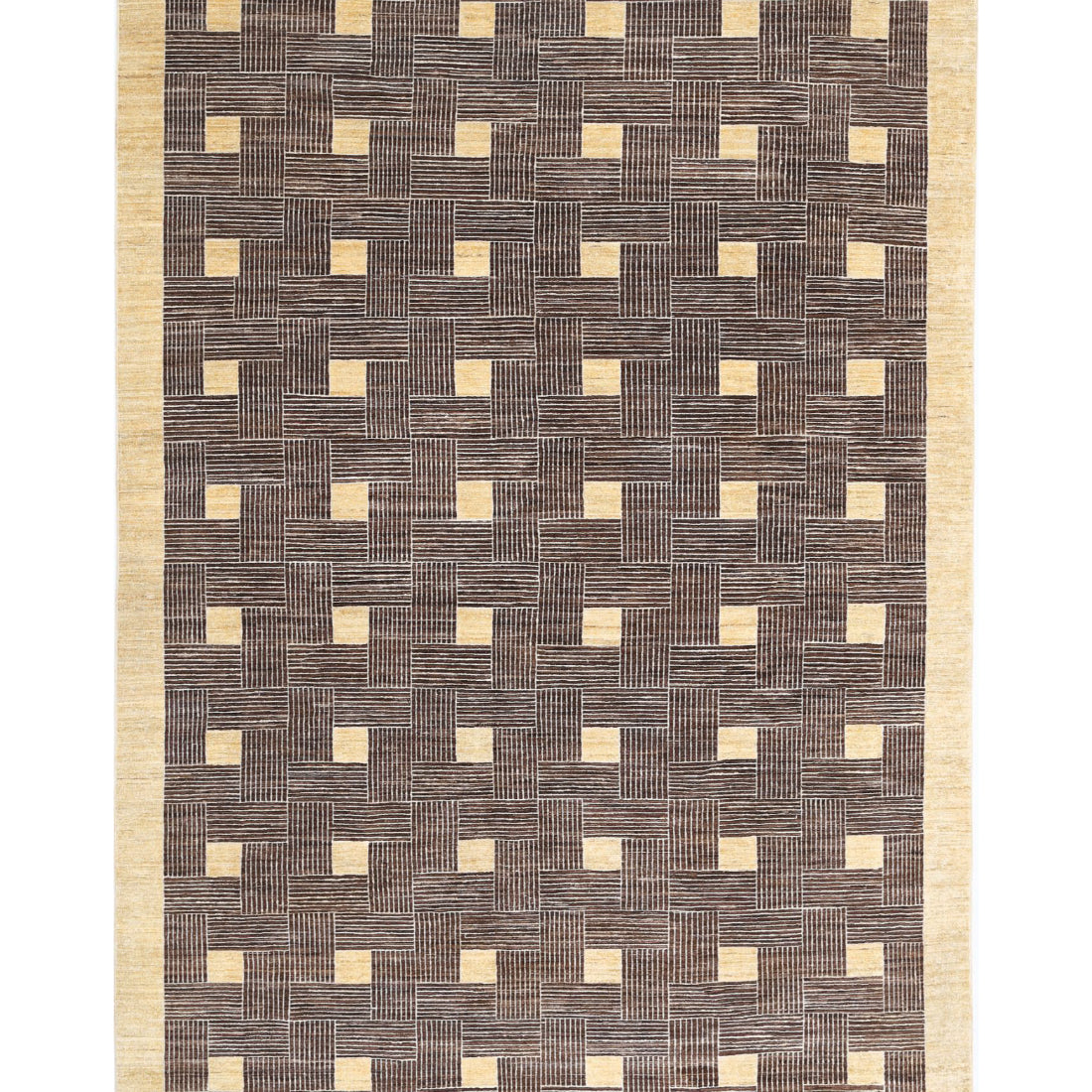 Alfombra de lana Modcar anudada a mano - 6'6'' x 9'11''