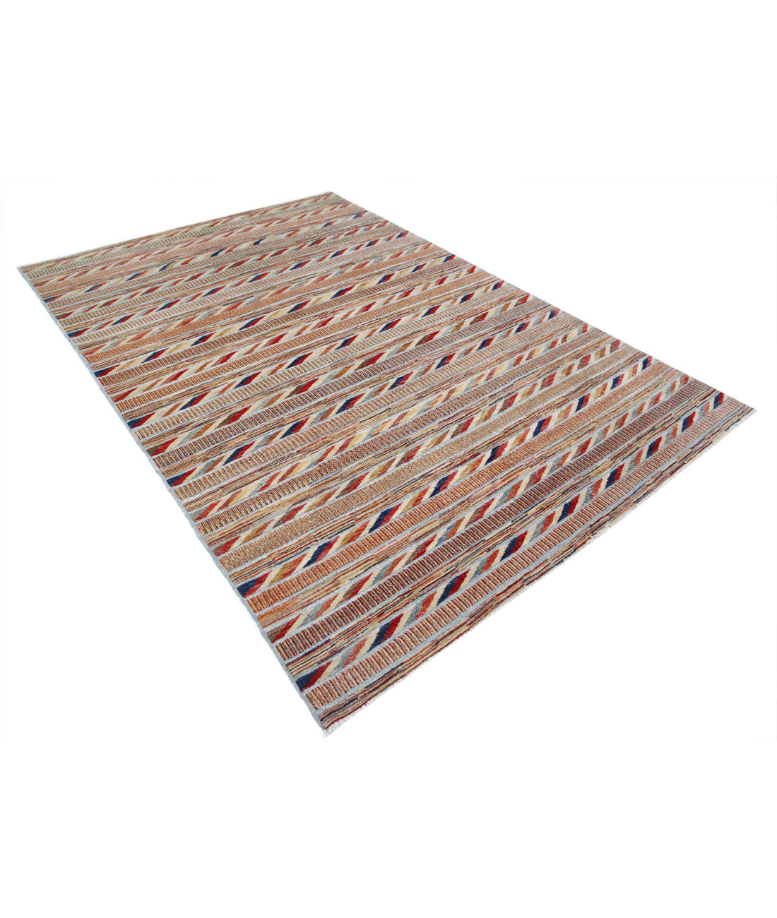 Alfombra de lana Modcar anudada a mano - 6'4'' x 9'4''