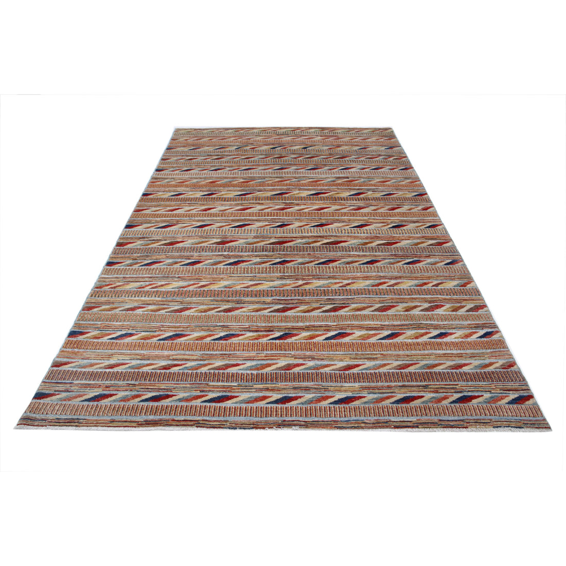 Alfombra de lana Modcar anudada a mano - 6'4'' x 9'4''
