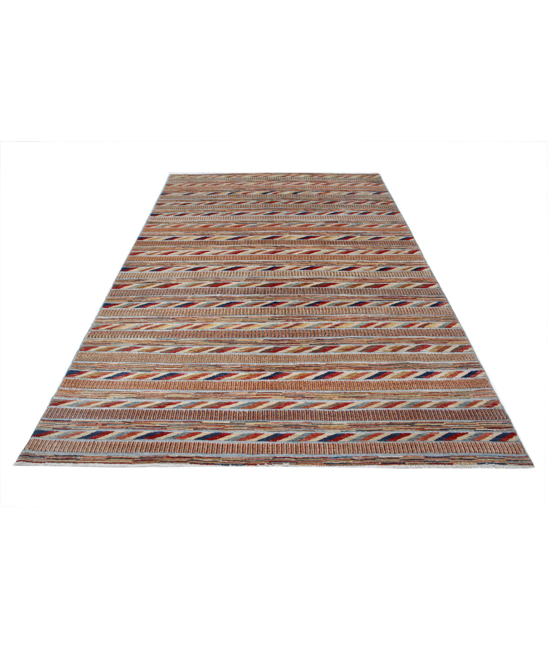Alfombra de lana Modcar anudada a mano - 6'4'' x 9'4''