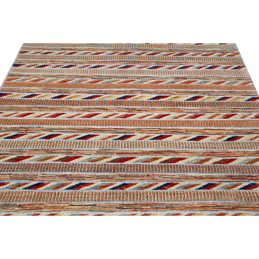 Alfombra de lana Modcar anudada a mano - 6'4'' x 9'4''