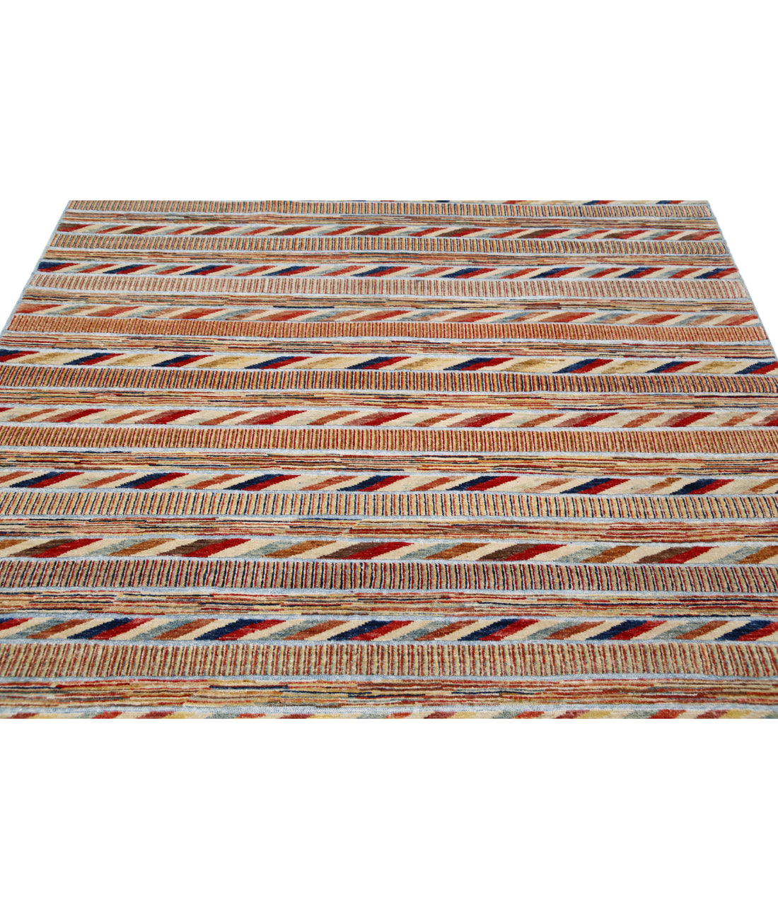 Alfombra de lana Modcar anudada a mano - 6'4'' x 9'4''