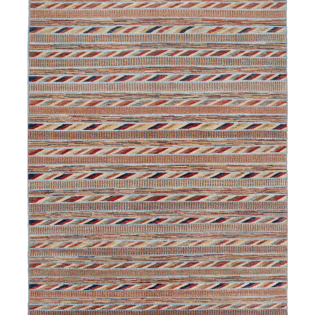 Alfombra de lana Modcar anudada a mano - 6'4'' x 9'4''