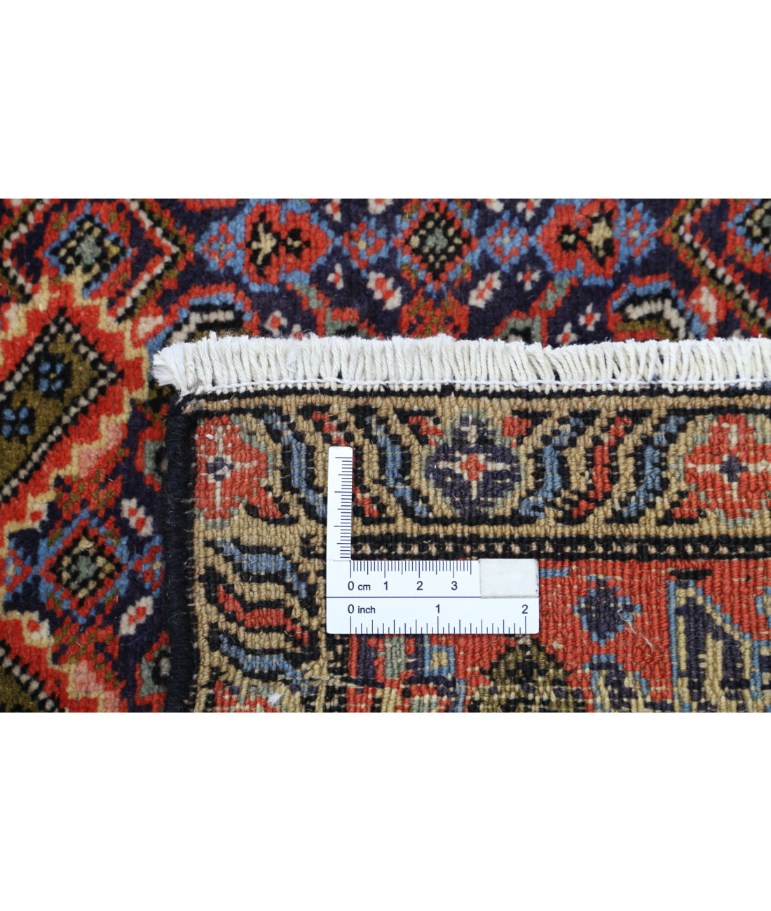 Hand Knotted Oriental Moud Wool Rug - 3'9'' x 5'1''