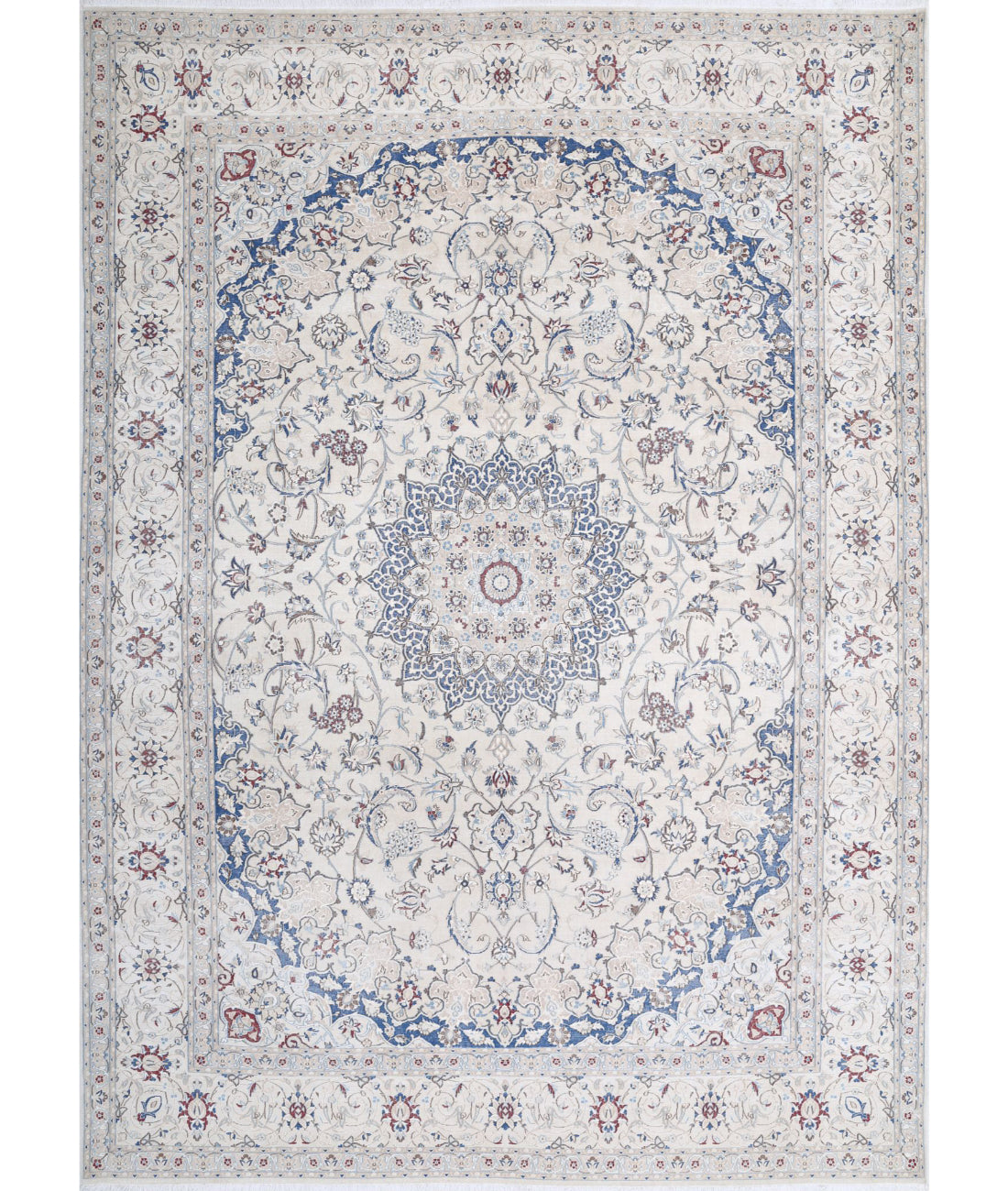 Hand Knotted Vintage Wool Rug - 8'8'' x 11'10''