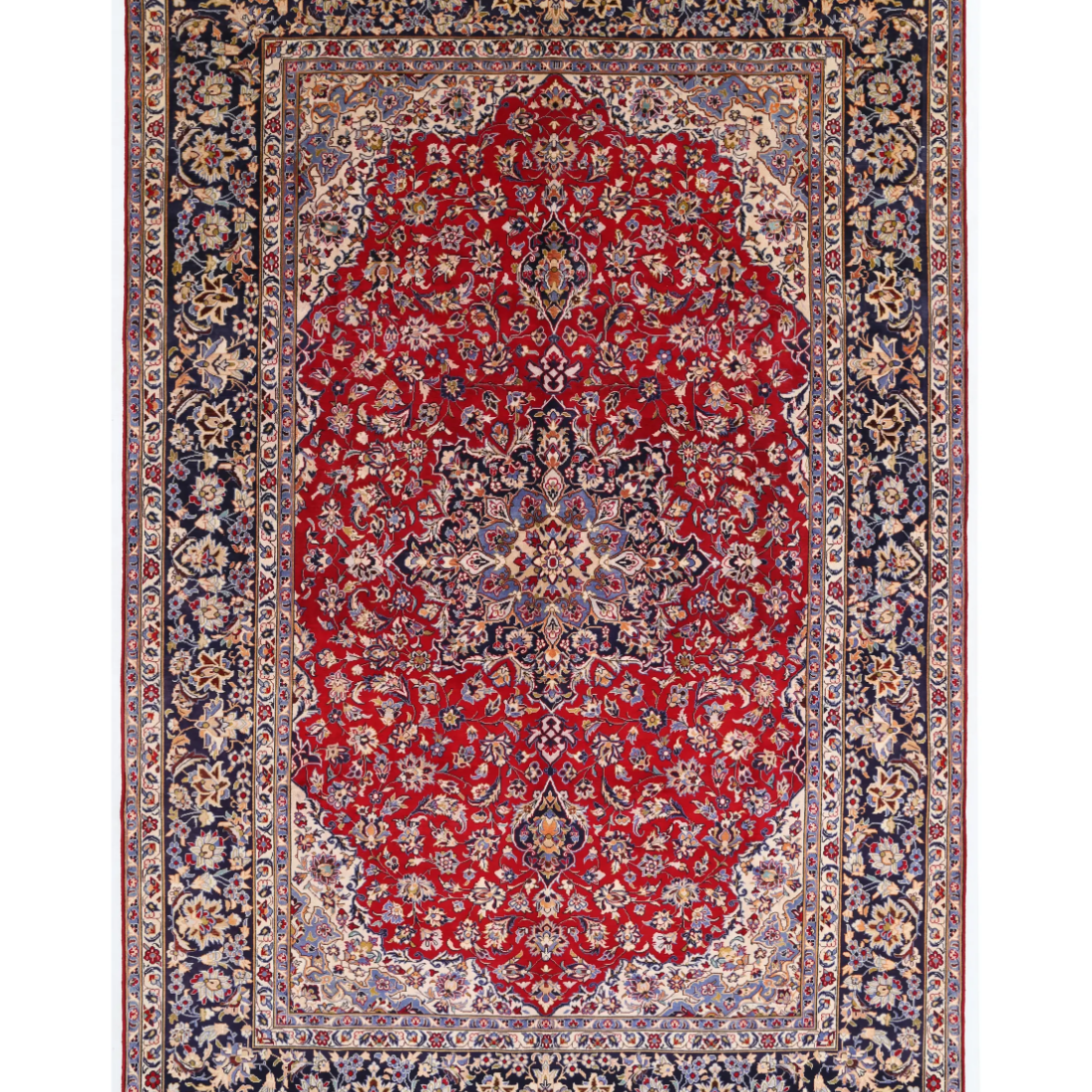 Hand Knotted Najafabad Wool Rug  - 9' 6" X 14' 3"