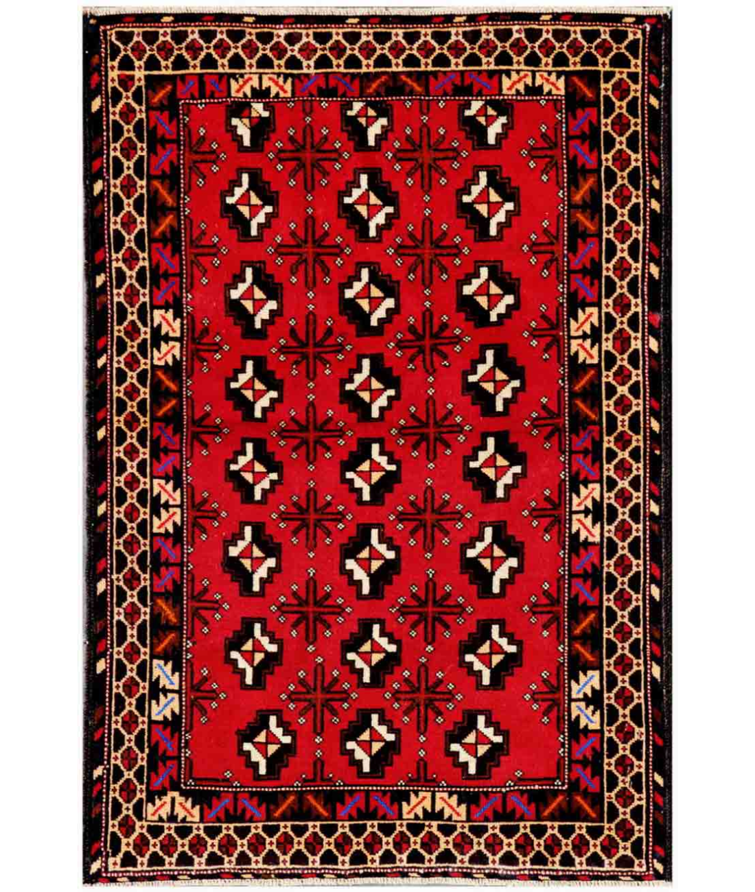 Hand Knotted Oushak Wool Rug  - 9' 5" X 11' 10"
