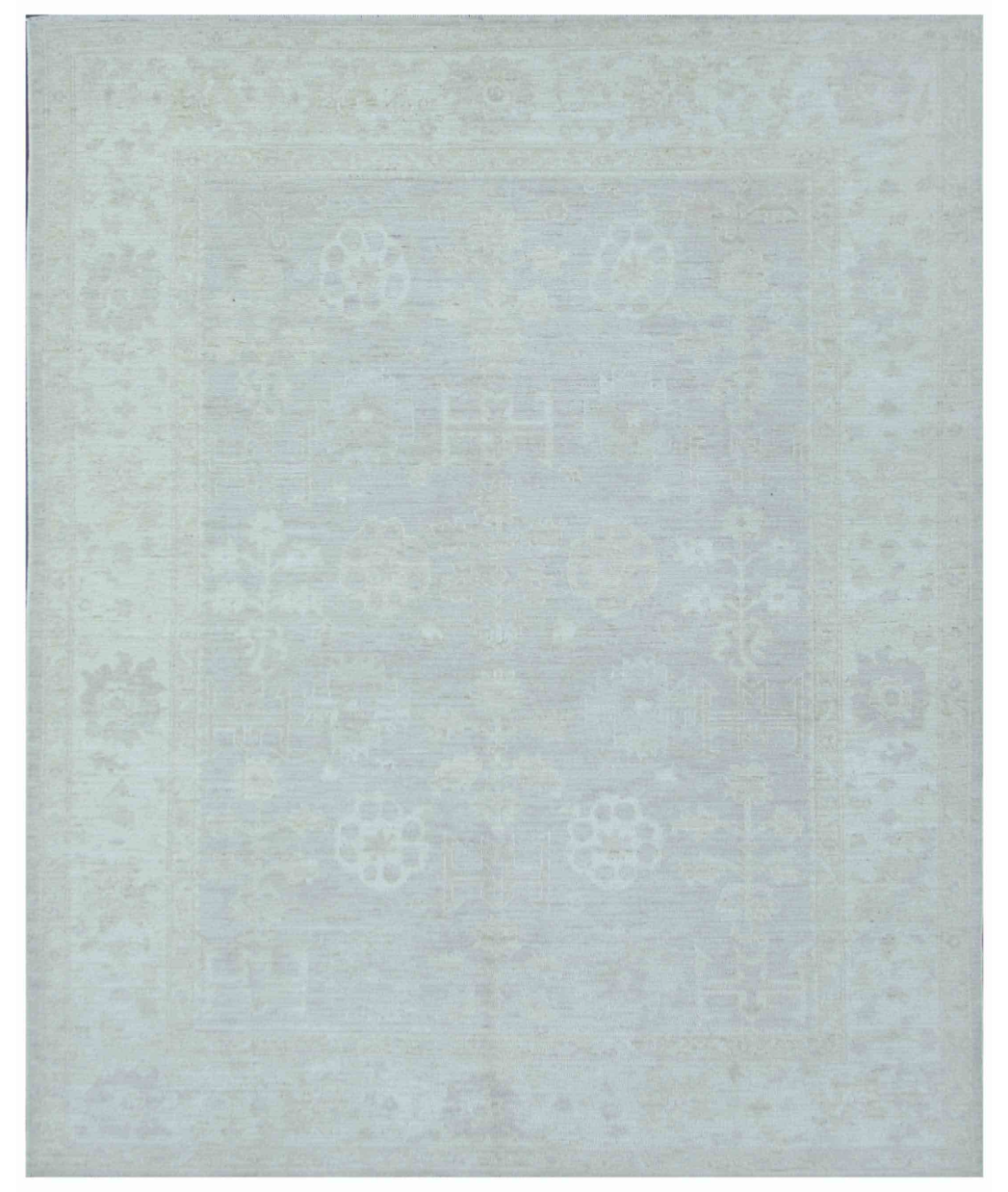 Hand Knotted Oushak Wool Rug  - 8&#39; 6&quot; X 10&#39; 4&quot;