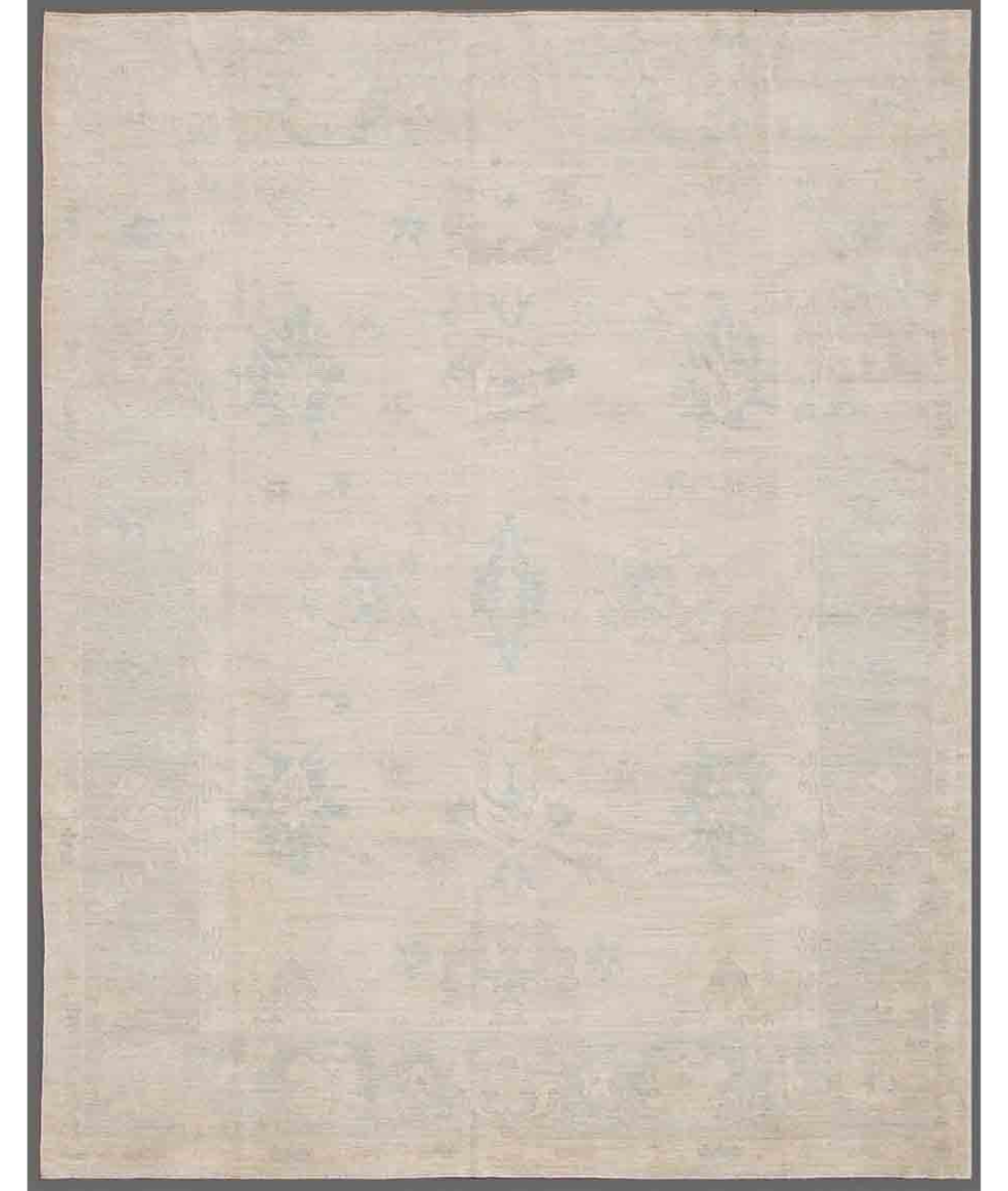 Hand Knotted Oushak Wool Rug  - 9&#39; 4&quot; X 11&#39; 9&quot;