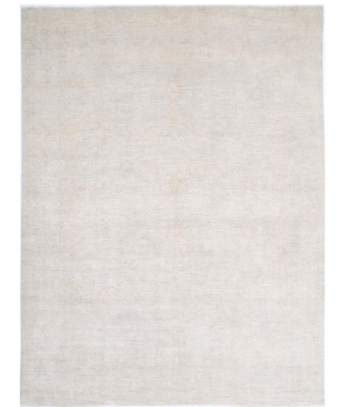 Hand Knotted Oushak Wool Rug - 11&#39;4&#39;&#39; x 15&#39;3&#39;&#39; 11&#39;4&#39;&#39; x 15&#39;3&#39;&#39; (340 X 458) / Blue / Teal
