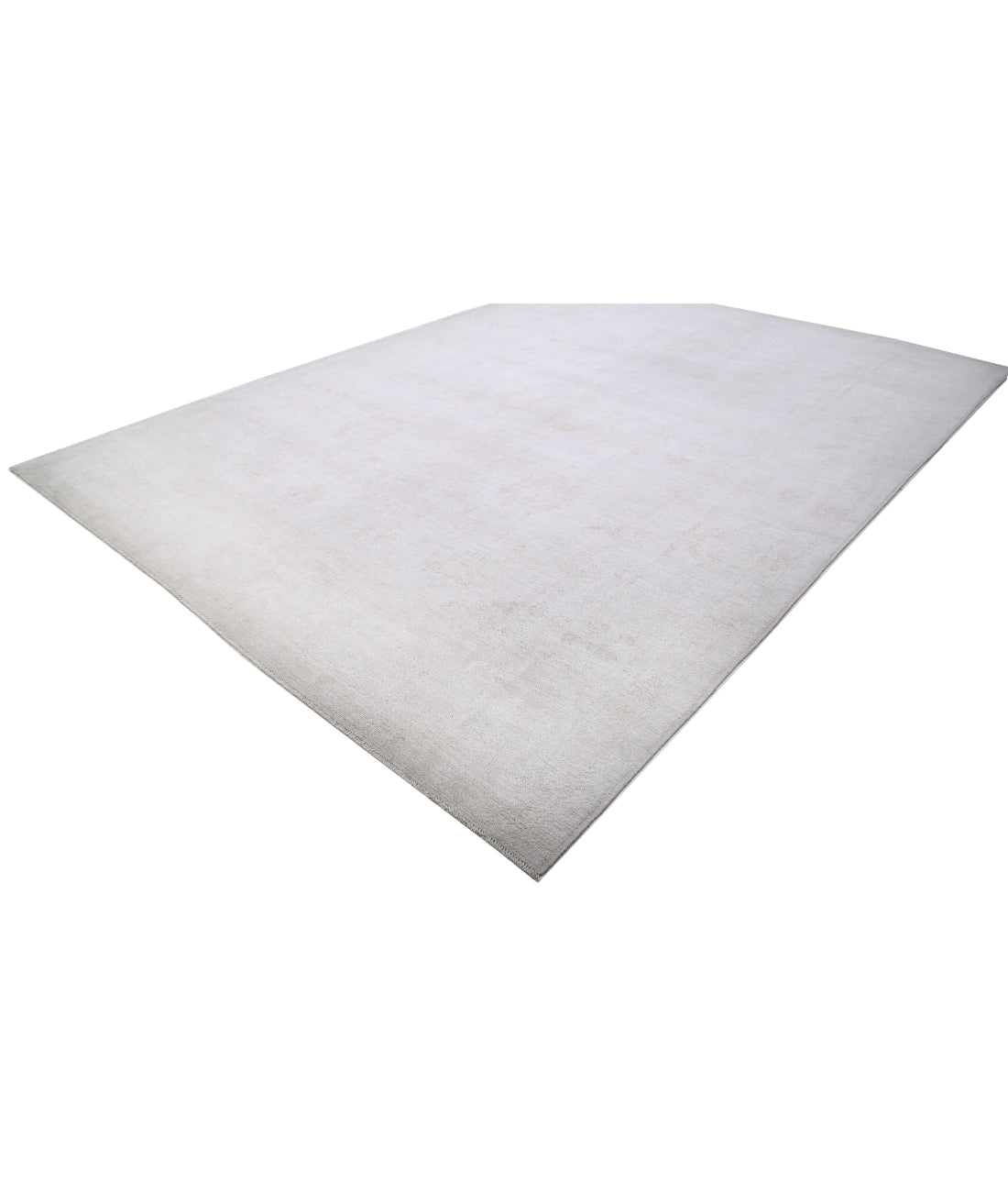 Hand Knotted Oushak Wool Rug - 10'4'' x 14'1'' 10'4'' x 14'1'' (310 X 423) / Ivory / Beige