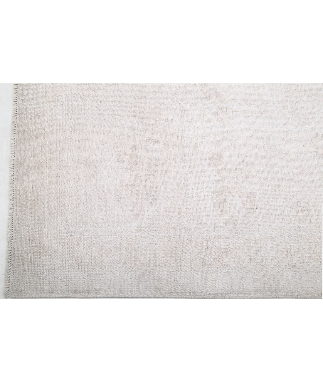 Hand Knotted Oushak Wool Rug - 10'4'' x 14'1'' 10'4'' x 14'1'' (310 X 423) / Ivory / Beige
