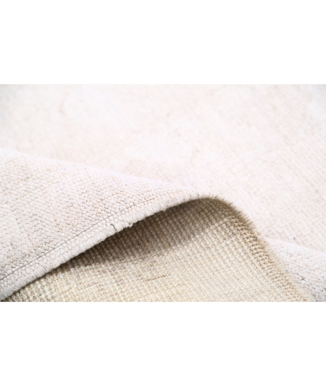 Hand Knotted Oushak Wool Rug - 10'4'' x 14'1''