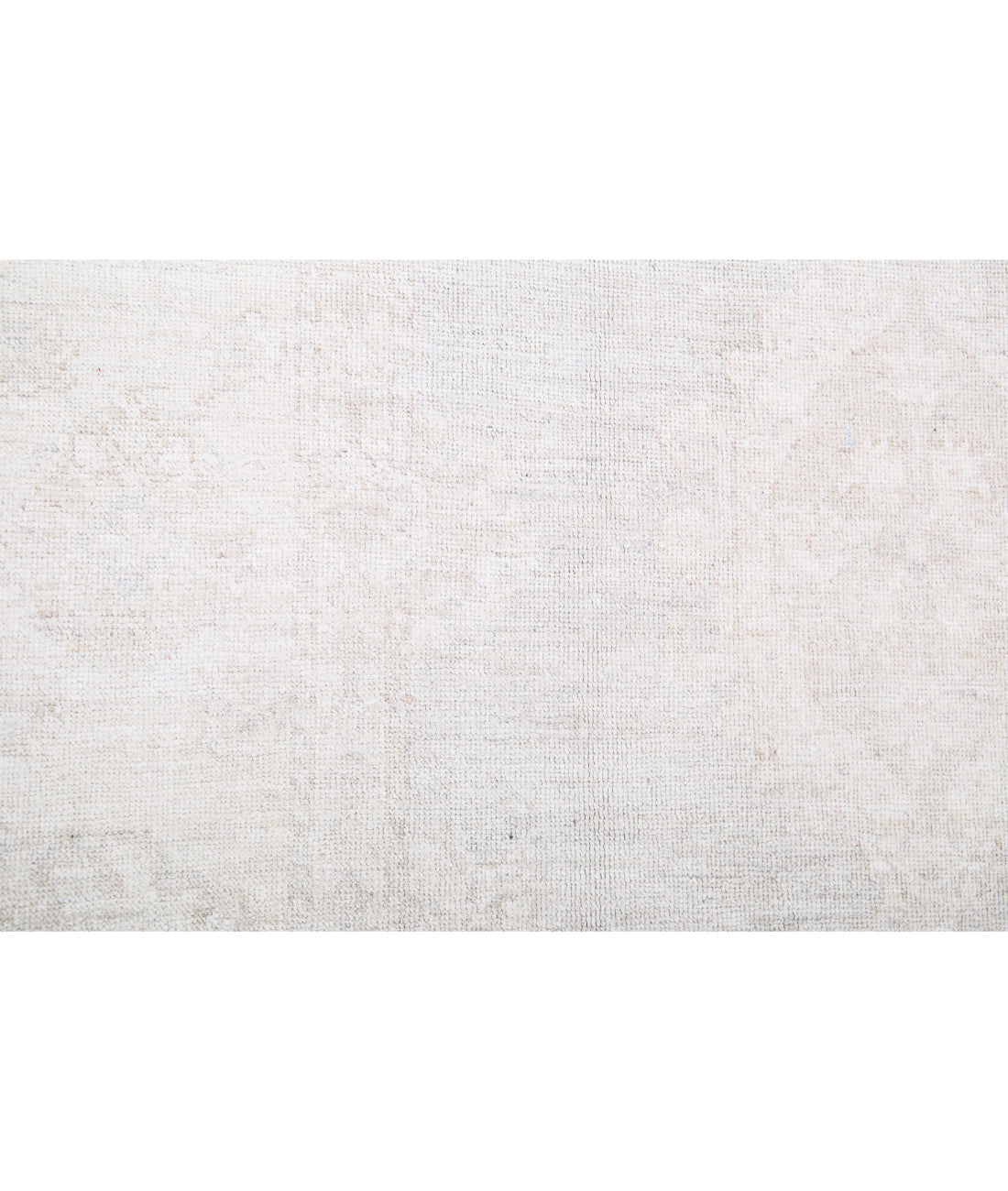 Hand Knotted Oushak Wool Rug - 7'10'' x 9'0'' 7'10'' x 9'0'' (235 X 270) / Grey / Ivory