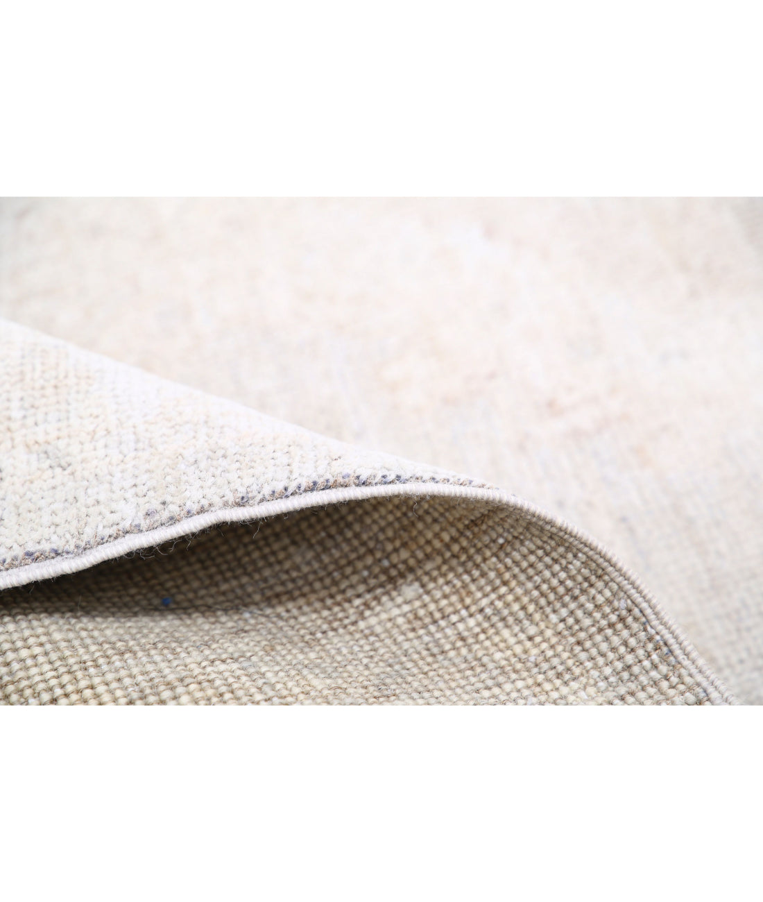 Hand Knotted Oushak Wool Rug - 7'10'' x 9'0''