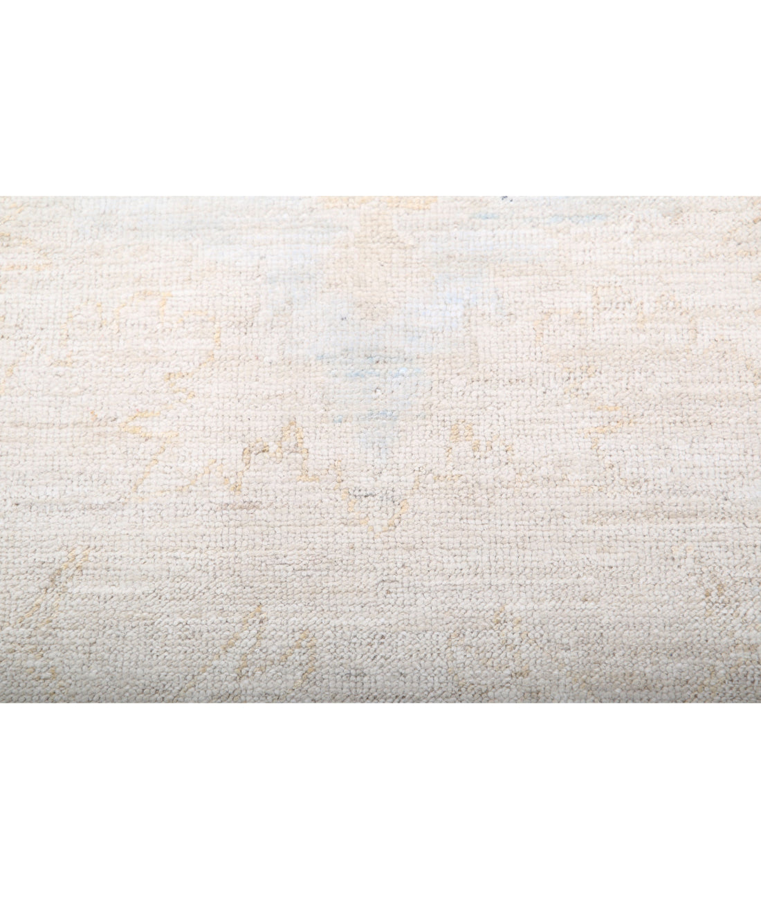 Hand Knotted Oushak Wool Rug - 8'8'' x 11'3'' 8'8'' x 11'3'' (260 X 338) / Taupe / Ivory
