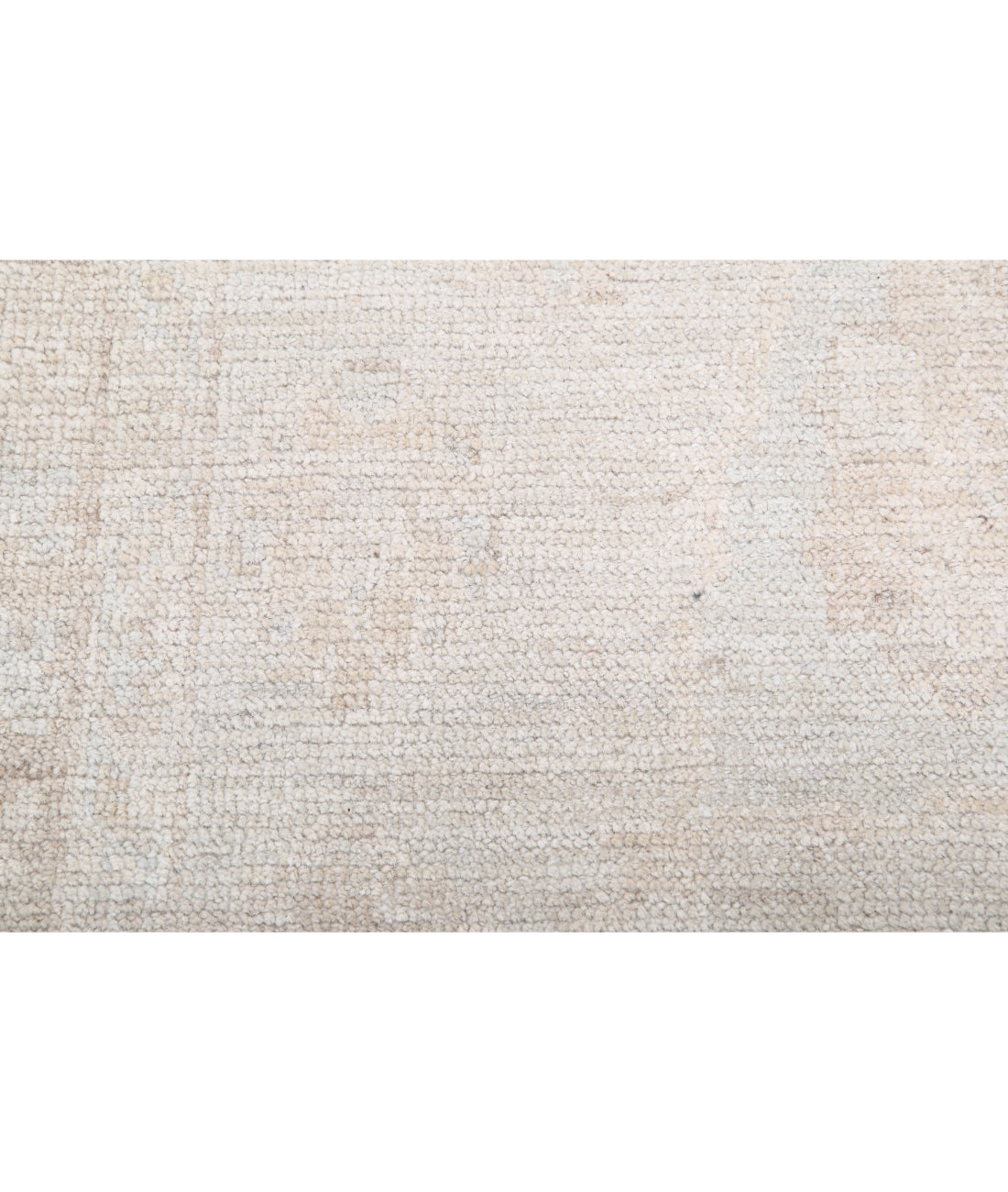 Hand Knotted Oushak Wool Rug - 9'2'' x 11'5'' 9'2'' x 11'5'' (275 X 343) / Ivory / Taupe