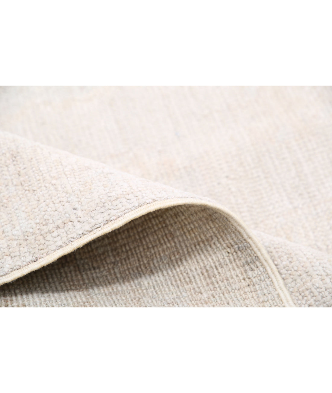 Hand Knotted Oushak Wool Rug - 9'2'' x 11'5''