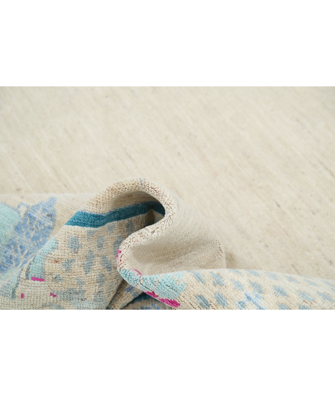 Hand Knotted Chinese Wool Rug - 8'1'' x 9'7'' 8'1'' x 9'7'' (243 X 288) / Brown / Brown