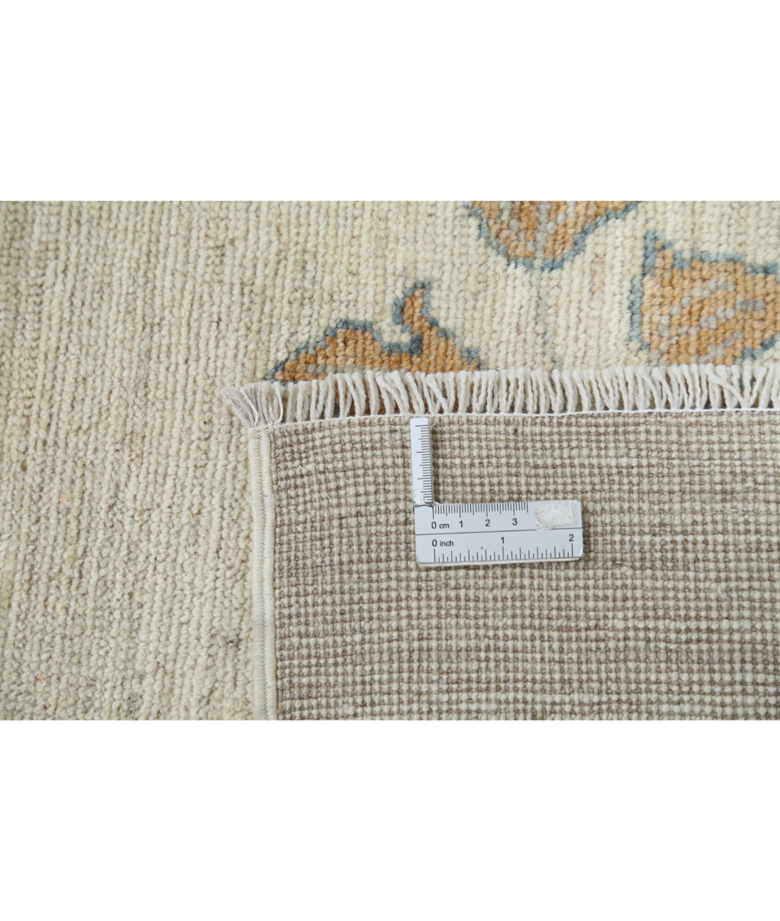 Hand Knotted Oushak Wool Rug - 9'3'' x 11'9'' 9'3'' x 11'9'' (278 X 353) / Brown / Brown