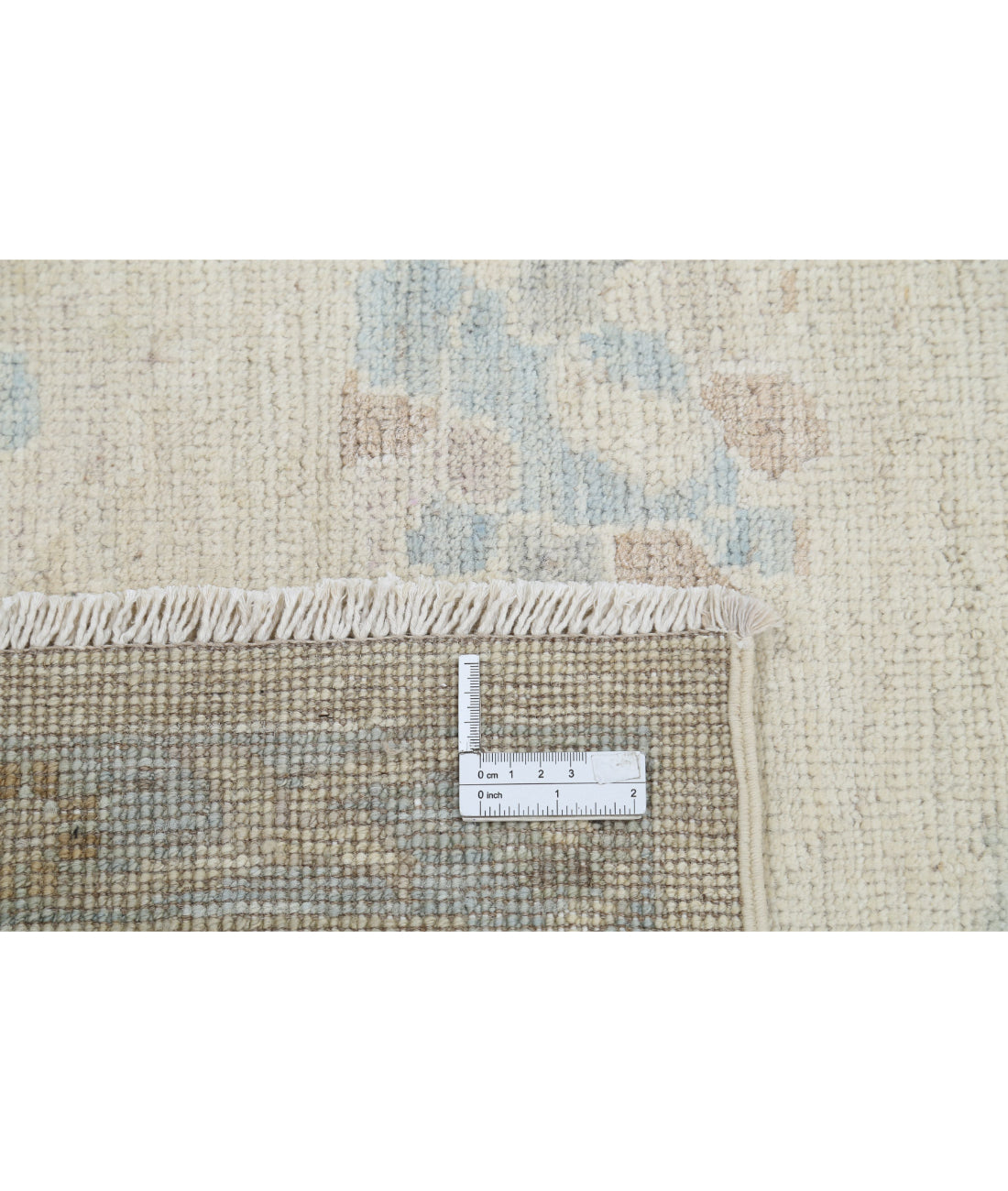 Hand Knotted Oushak Wool Rug - 8'2'' x 9'11''