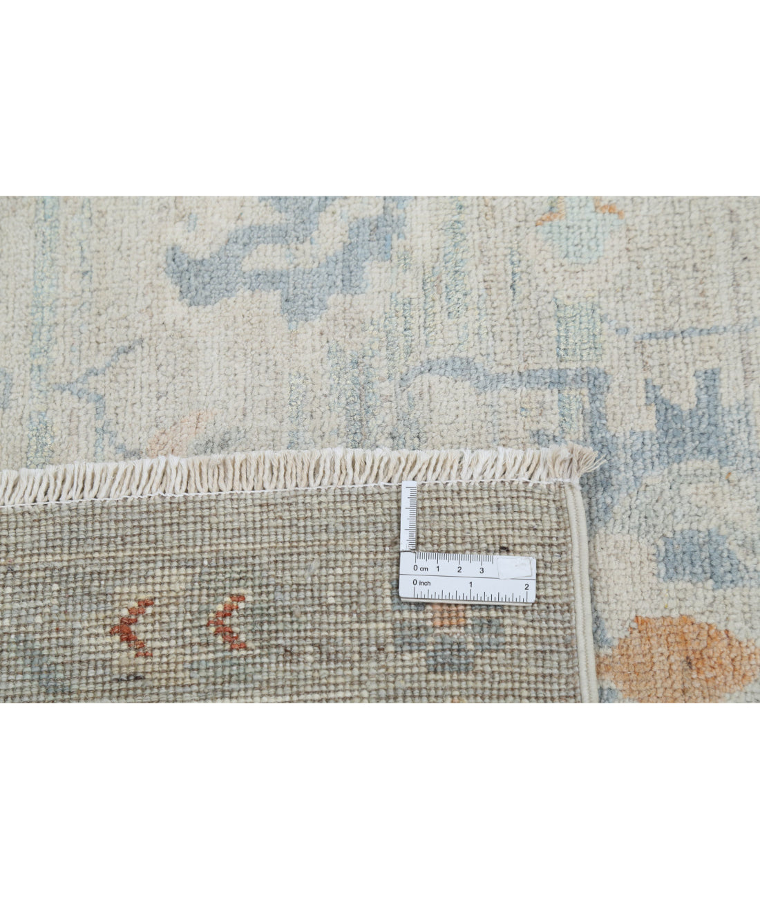 Hand Knotted Oushak Wool Rug - 8'1'' x 10'2''