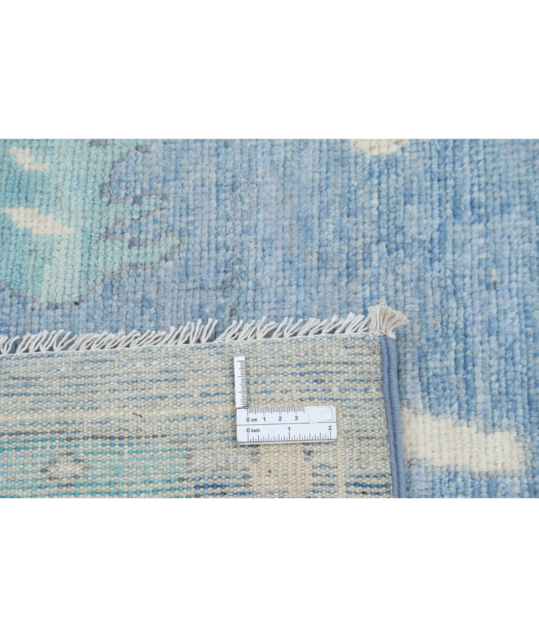 Hand Knotted Oushak Wool Rug - 8'0'' x 10'0''