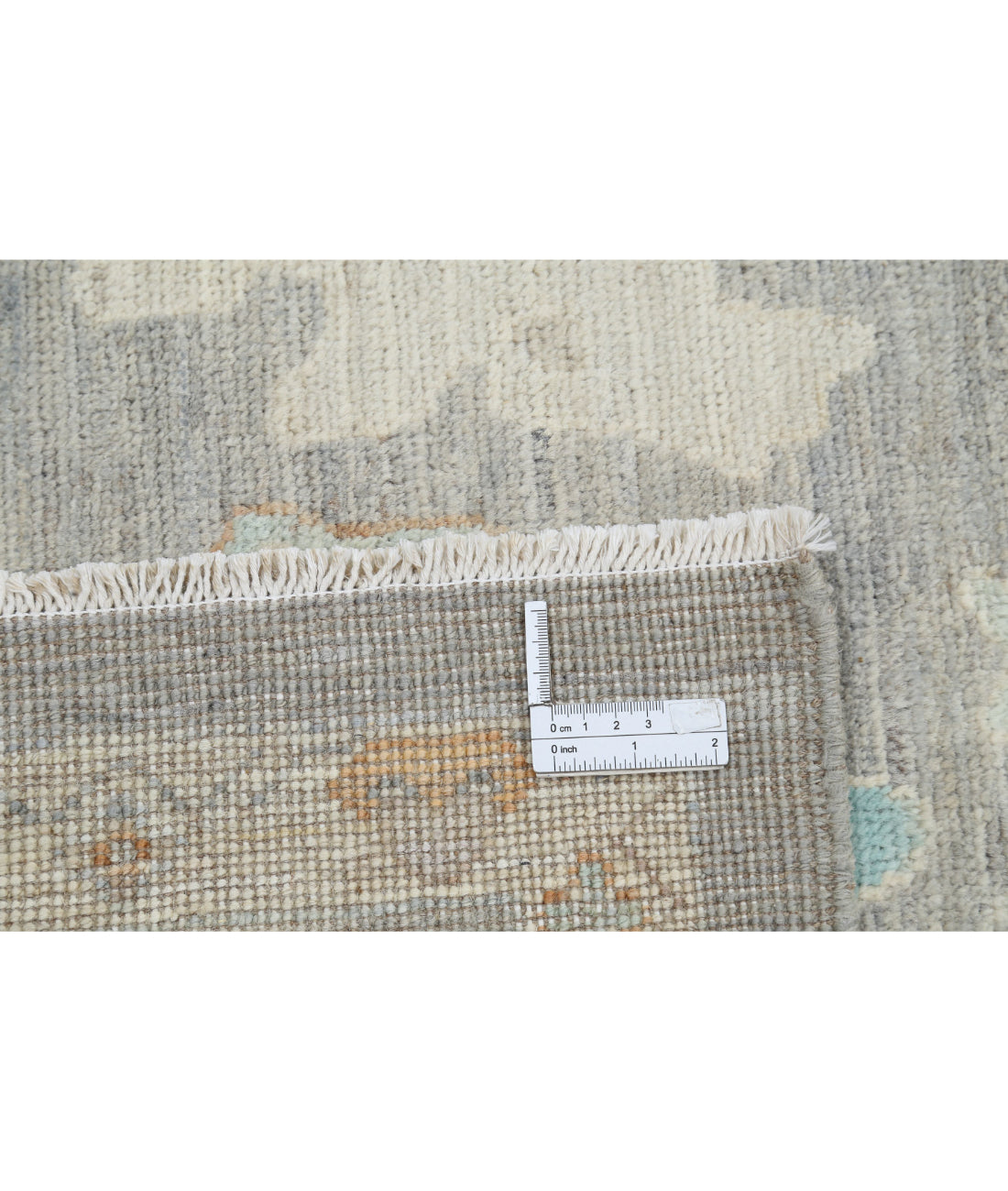 Hand Knotted Oushak Wool Rug - 8'0'' x 10'0'' 8'0'' x 10'0'' (240 X 300) / Grey / Grey