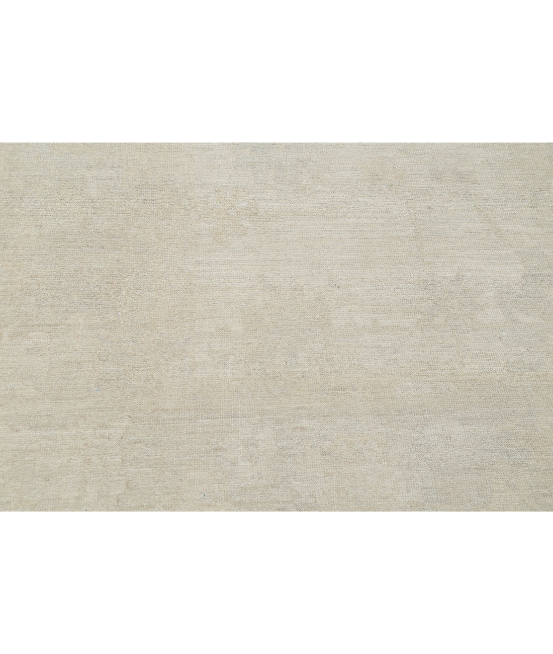 Hand Knotted Oushak Wool Rug - 9'0'' x 11'9'' 9'0'' x 11'9'' (270 X 353) / Ivory / Ivory
