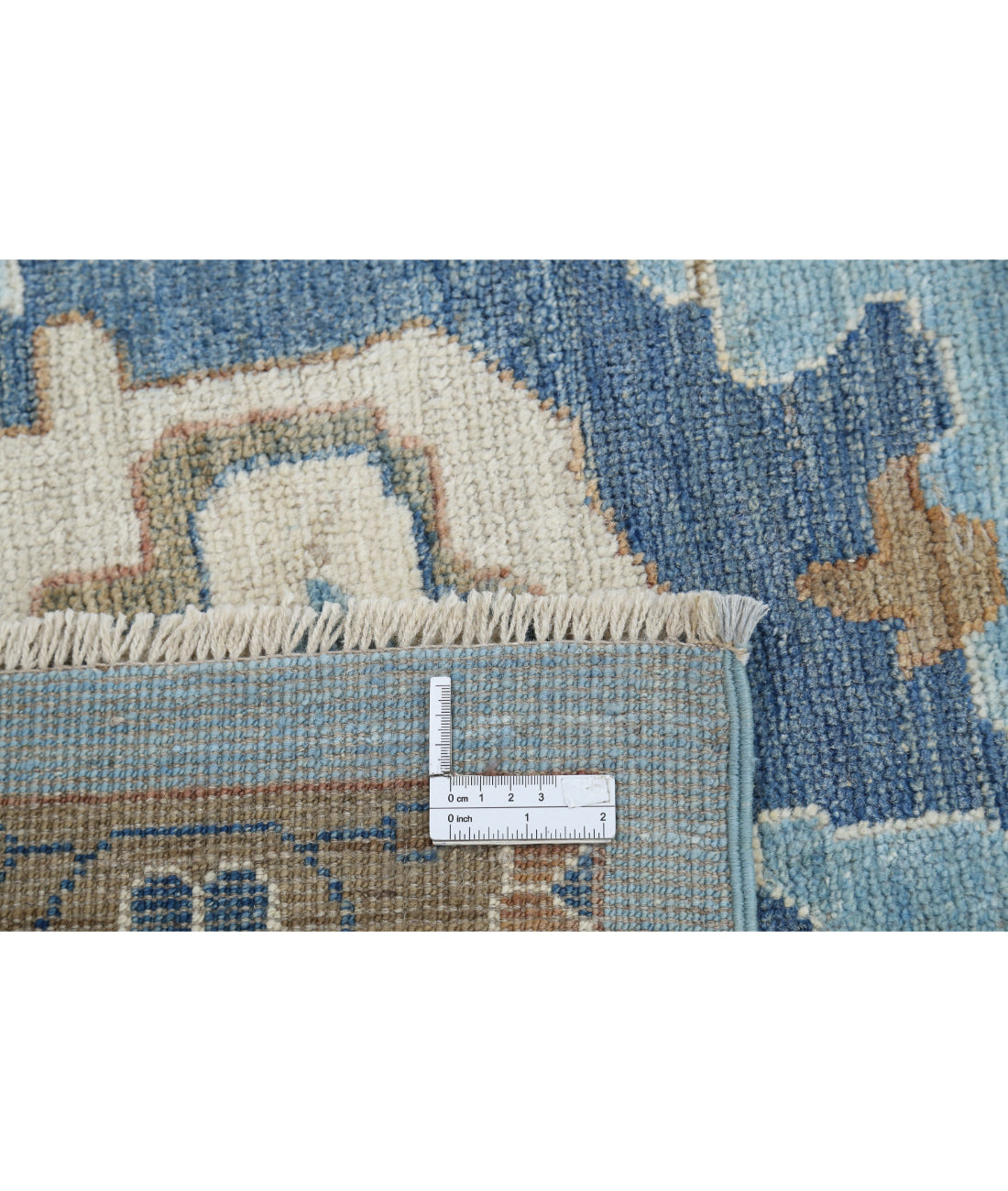 Hand Knotted Oushak Wool Rug - 9'0'' x 11'10''
