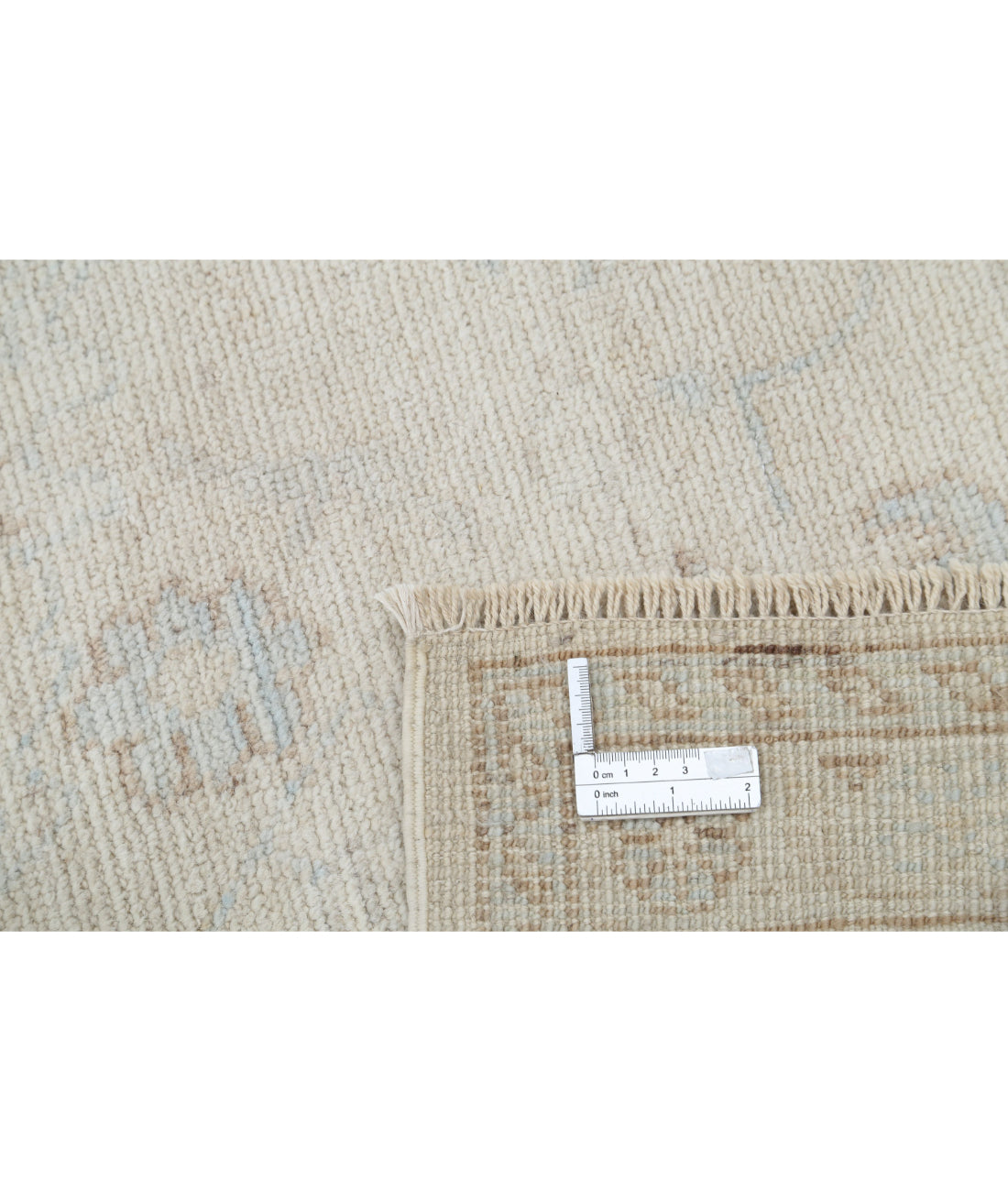 Hand Knotted Oushak Wool Rug - 8'0'' x 11'0''