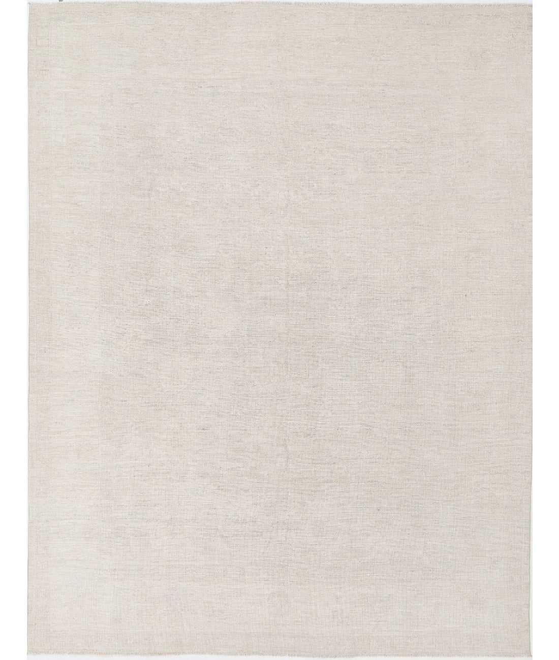 Hand Knotted Oushak Wool Rug - 8'11'' x 11'6''