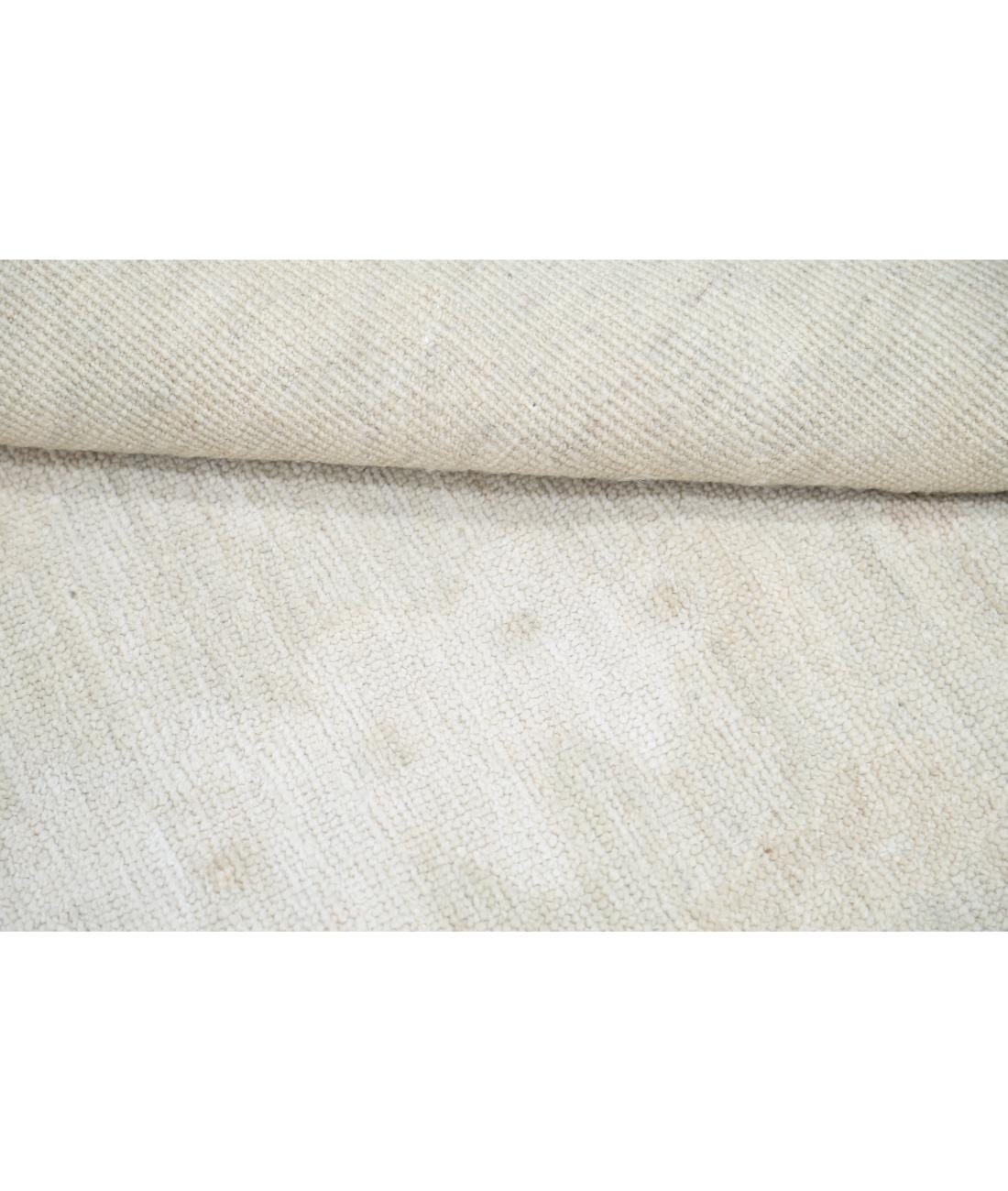 Hand Knotted Oushak Wool Rug - 10'2'' x 13'8'' 10' 2" X 13' 8" (310 X 417) / Taupe / Ivory